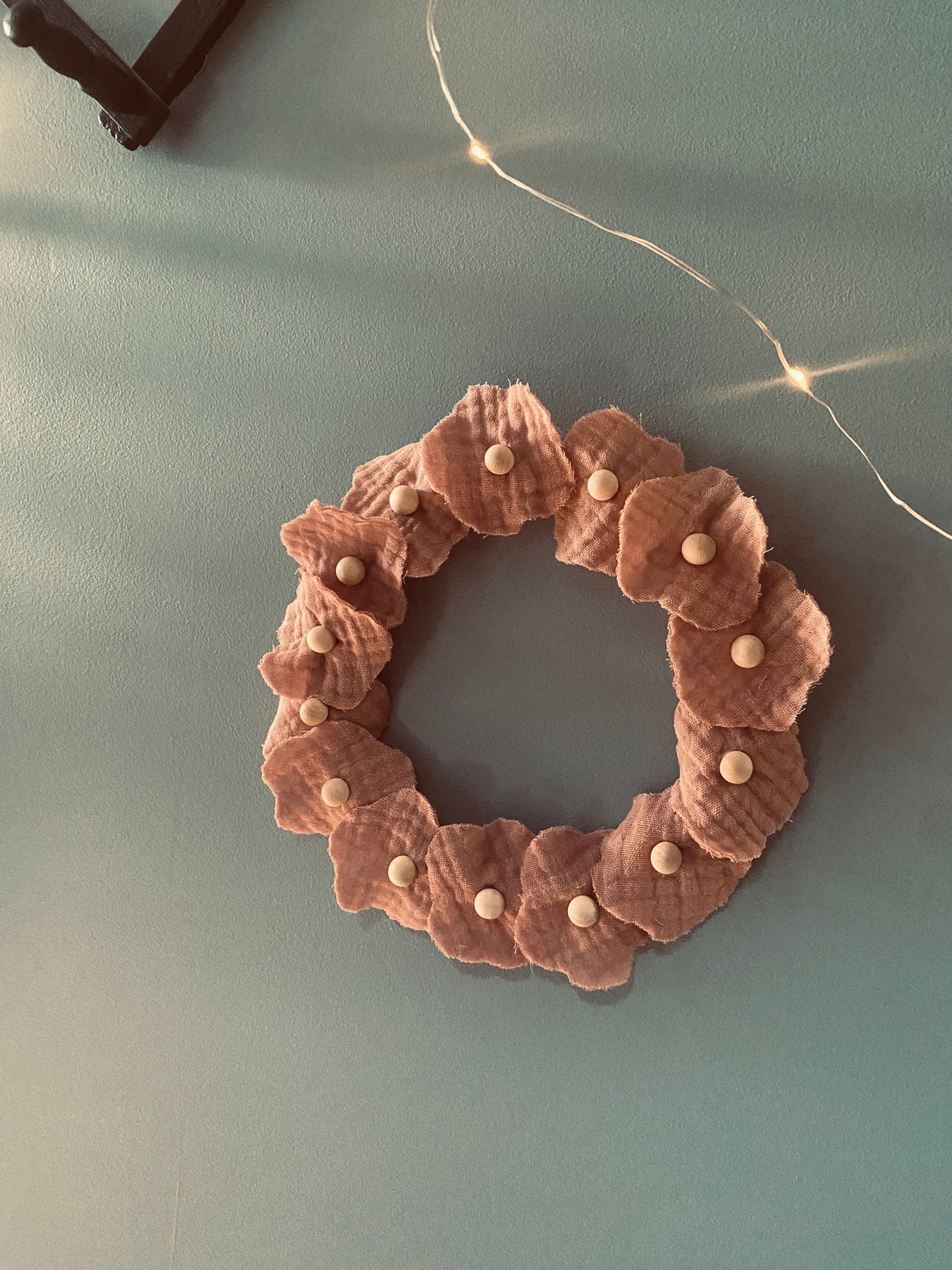 Couronne murale florale Annabelle
