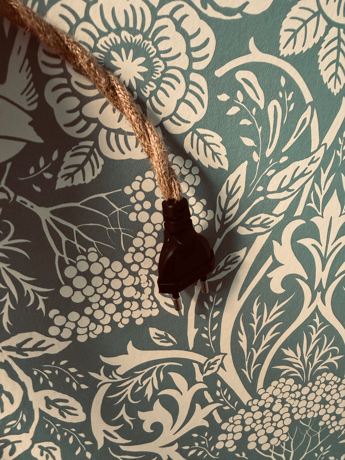Marguerite – Lampe en voile de coton blanc et rotin | esprit naturel & charme bohème