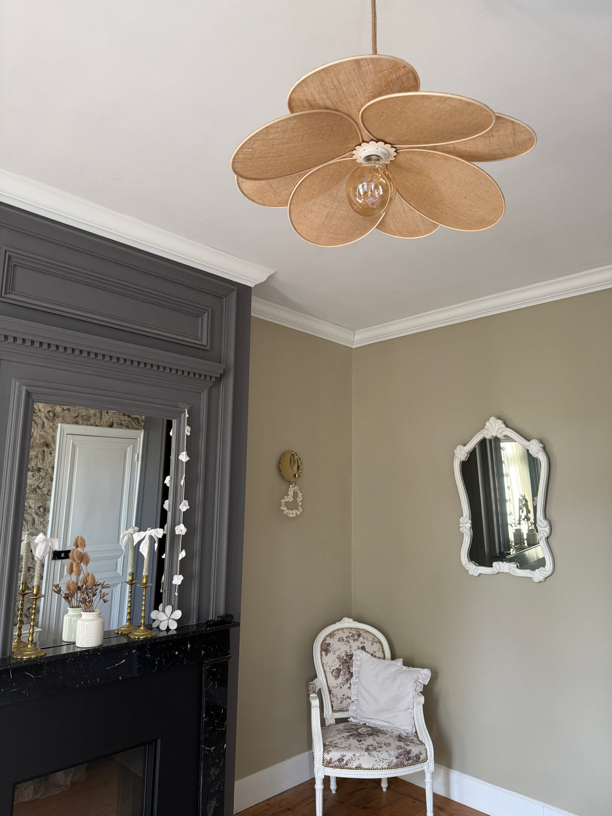 Suzanne – Suspension en rotin et toile de jute | charme naturel & ambiance chaleureuse