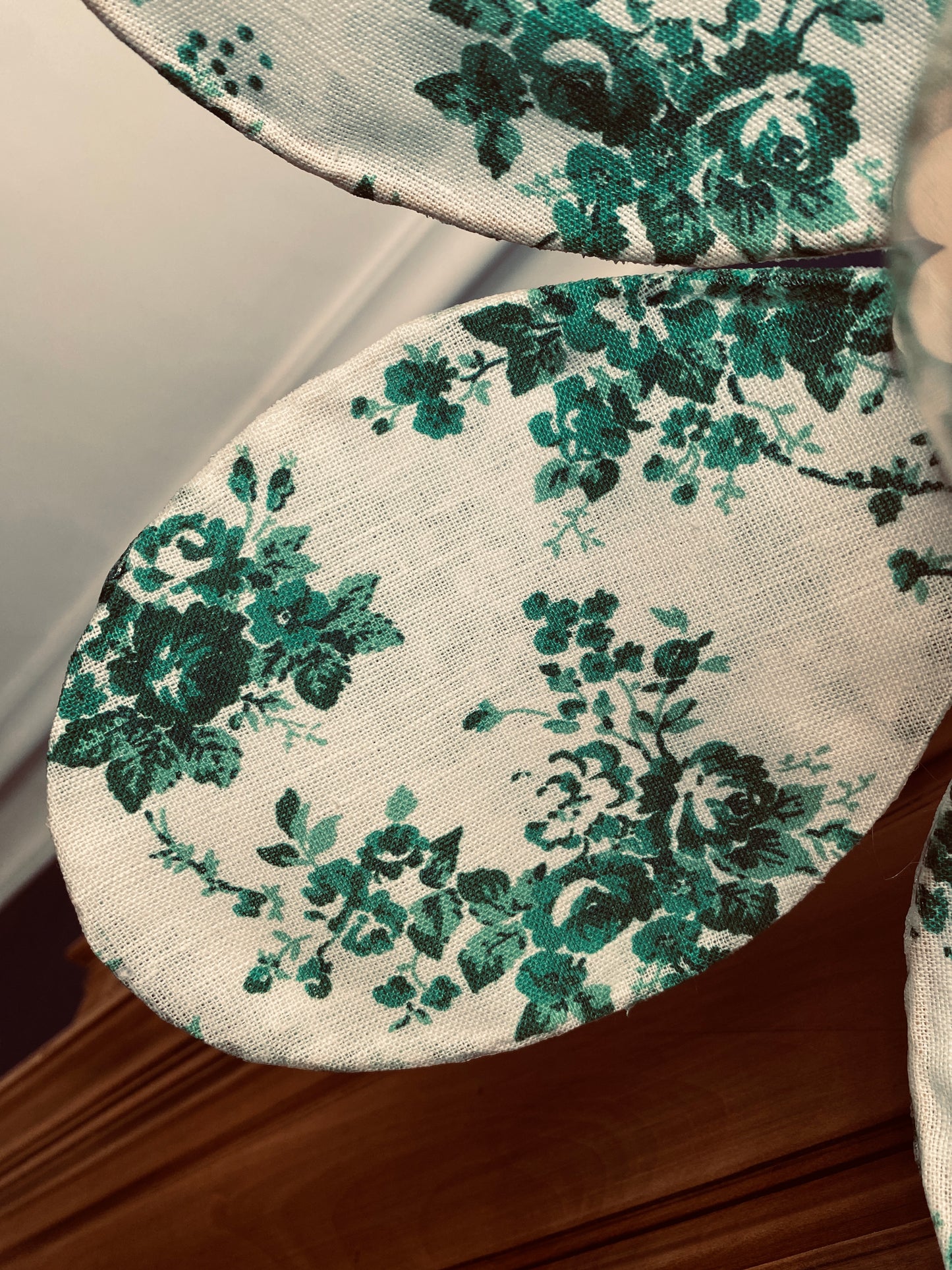 Lampe Rosalie romantique verte
