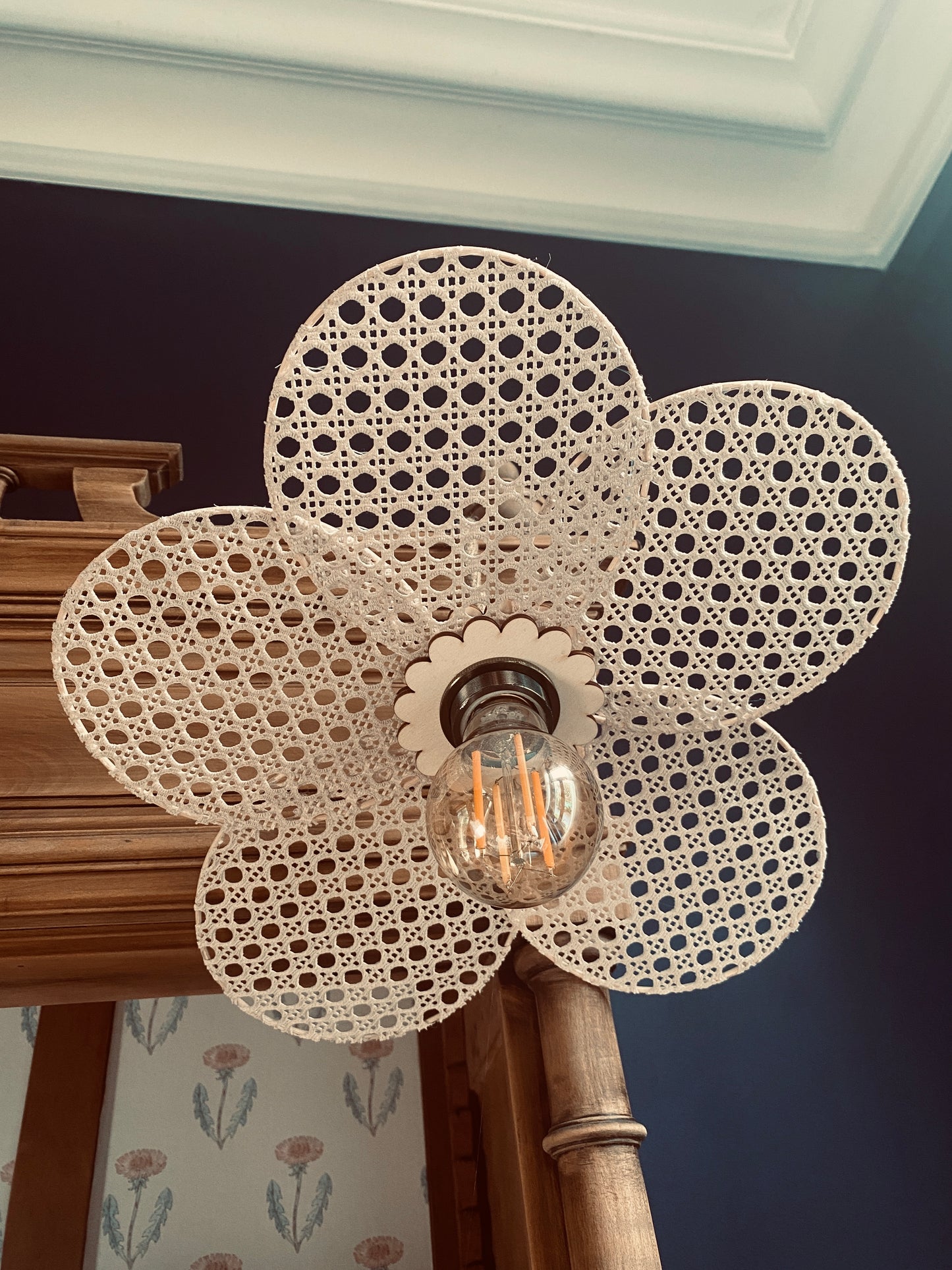 Lampe Anna esprit cannage