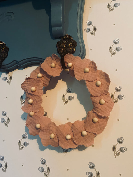 Couronne murale florale Annabelle