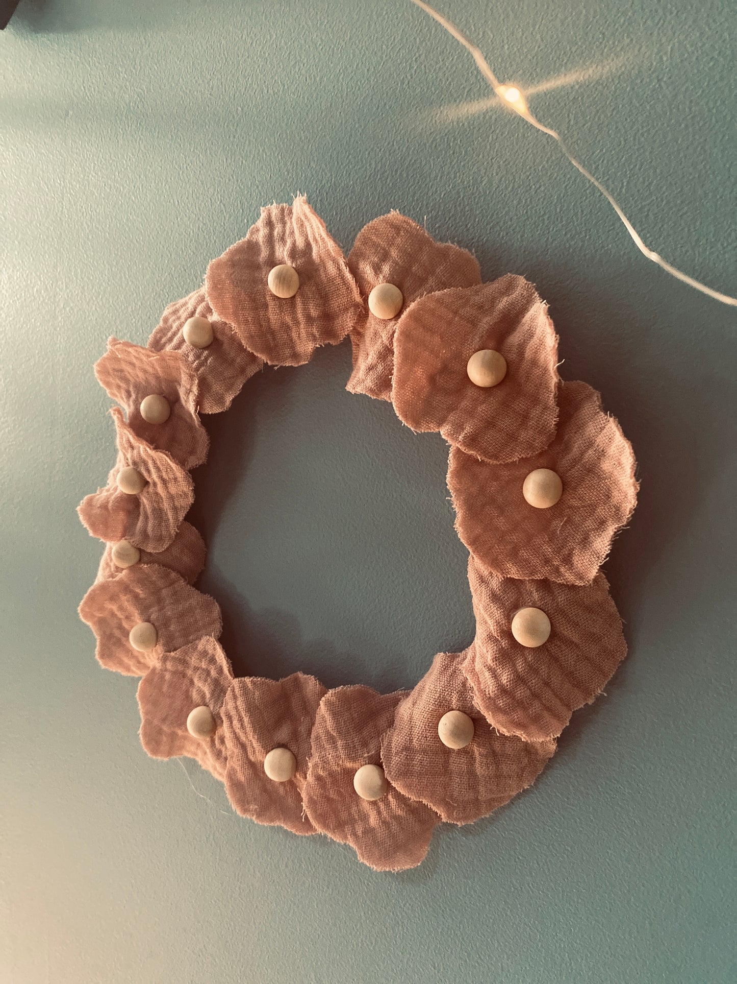 Couronne murale florale Annabelle