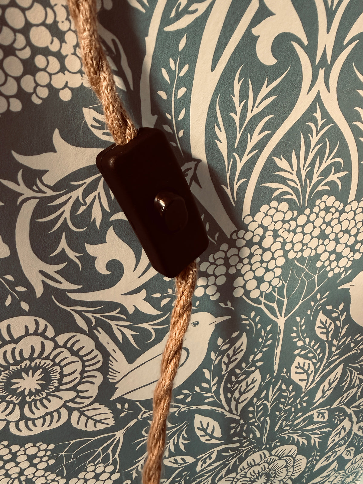 Marguerite – Lampe en voile de coton blanc et rotin | esprit naturel & charme bohème