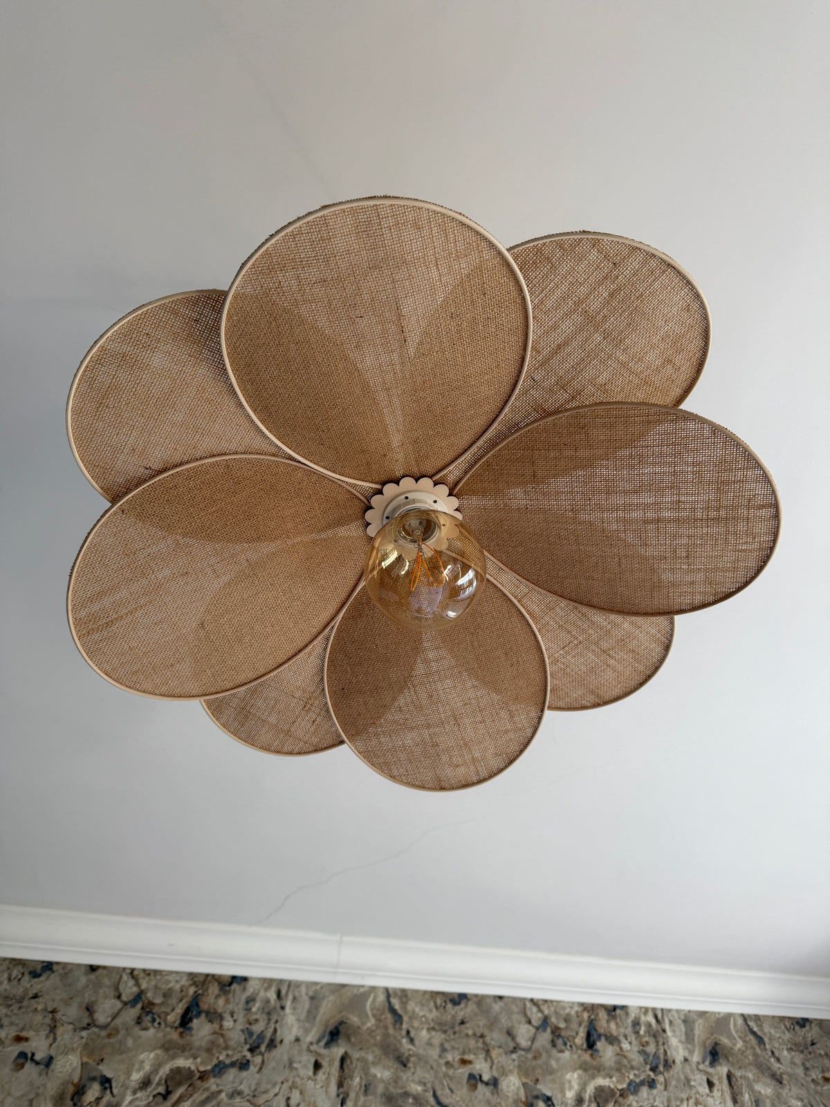 Suzanne – Suspension en rotin et toile de jute | charme naturel & ambiance chaleureuse