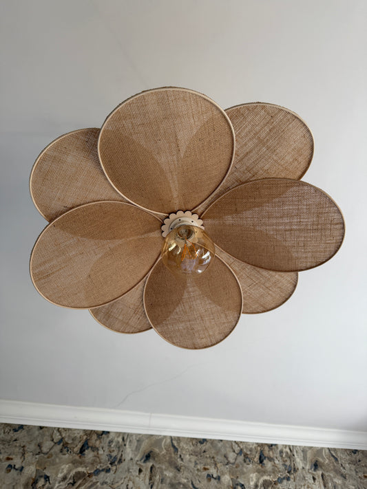 Suzanne – Suspension en rotin et toile de jute | charme naturel & ambiance chaleureuse
